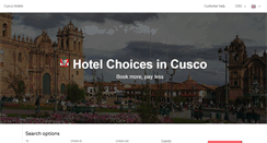 Desktop Screenshot of cuzco-hotels.com